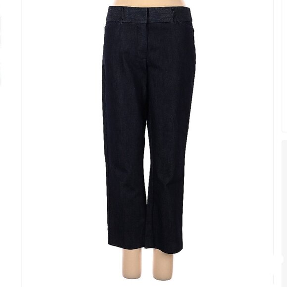 EXPRESS Size 4 Crop Jeans - Picture 1 of 3